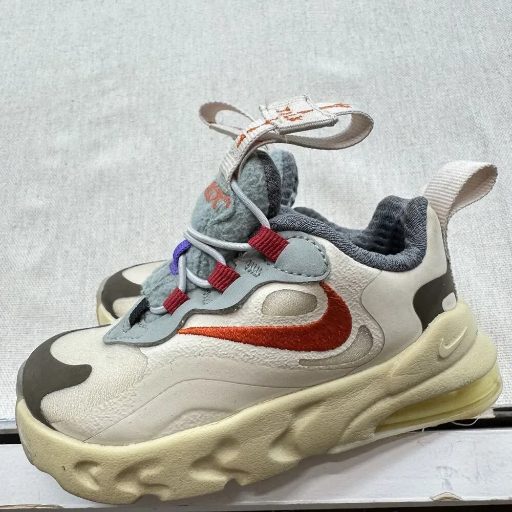 Nike Kid's Air Max 270 React Travis Scott Cactus Trails (TD) 5C